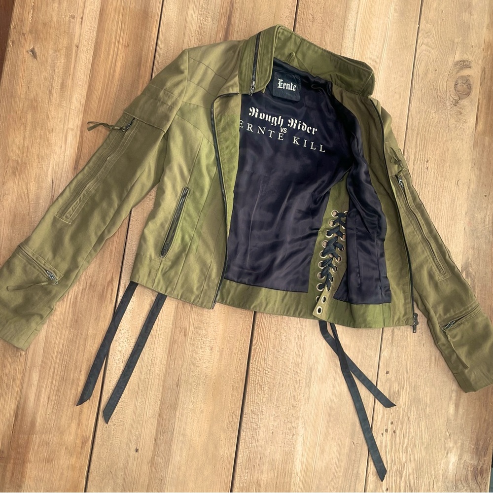 “ERNTE” Military Jacket with stud details on back